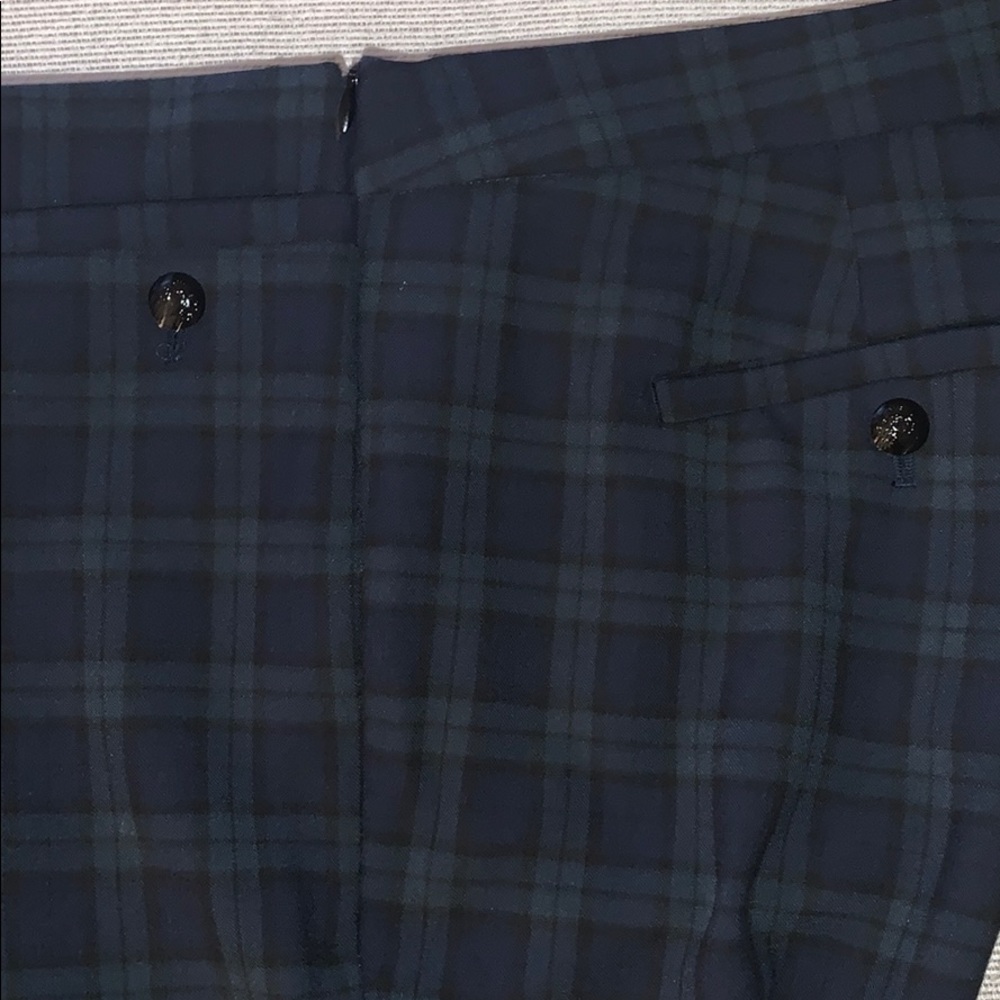 Tartan Plaid Ankle Pants